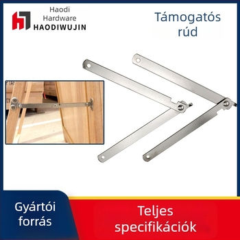 Két részes összecsukható húzórúd bútorokhoz - Vasból, modern egyszerű stílus, alkalmas ágyhoz, szekrényhez, ajtóhoz a szekrényben, dobozhoz és ablak-támaszhoz