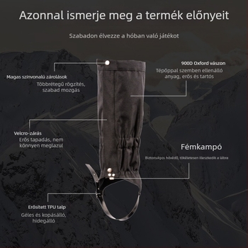 Hótakaró sétáláshoz – hosszú cipővédők, uniszex, TPU anyag, sportos stílus, nyárra