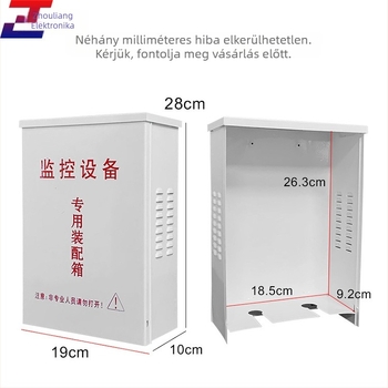 Vízálló acél doboz, modell 500, CCTV-hez és tápegységhez