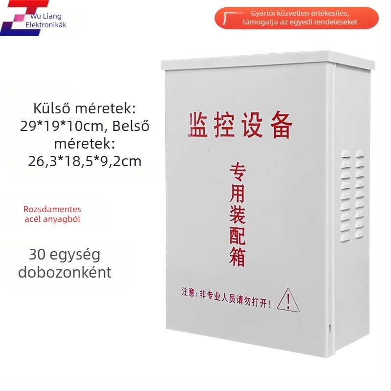Vízálló acél doboz, modell 500, CCTV-hez és tápegységhez