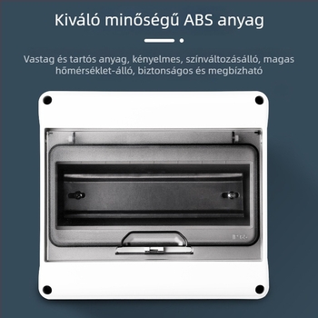 Kültéri vízálló PV elosztó doboz, 3–18 áramkör, IP65, ABS ház, névleges áram 10 A