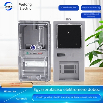 Mérődoboz, vízálló és porálló, könnyen telepíthető, több előírással kompatibilis, stabil telepítés