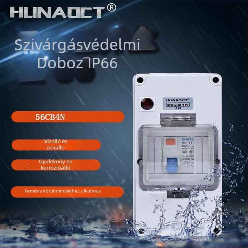 Kültéri IP66 vízálló elosztó doboz, felületi szerelés, 4 csatornás, modell 56CB4N