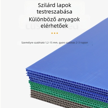 Összecsukható PP műanyag tároló doboz üreges lemez konstrukcióval – vízálló, nedvességálló, antistatikus