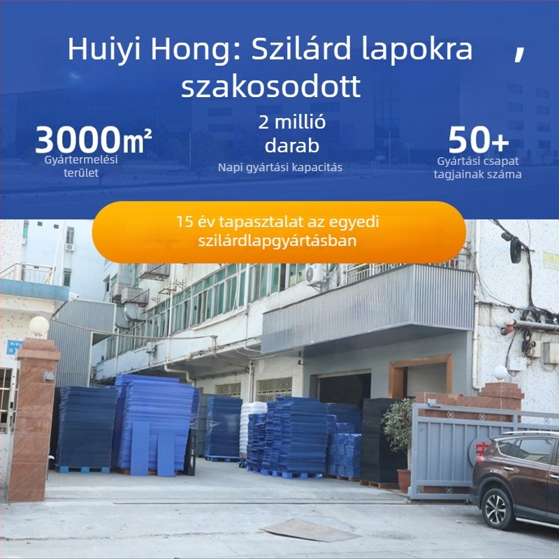 Összecsukható PP műanyag tároló doboz üreges lemez konstrukcióval – vízálló, nedvességálló, antistatikus