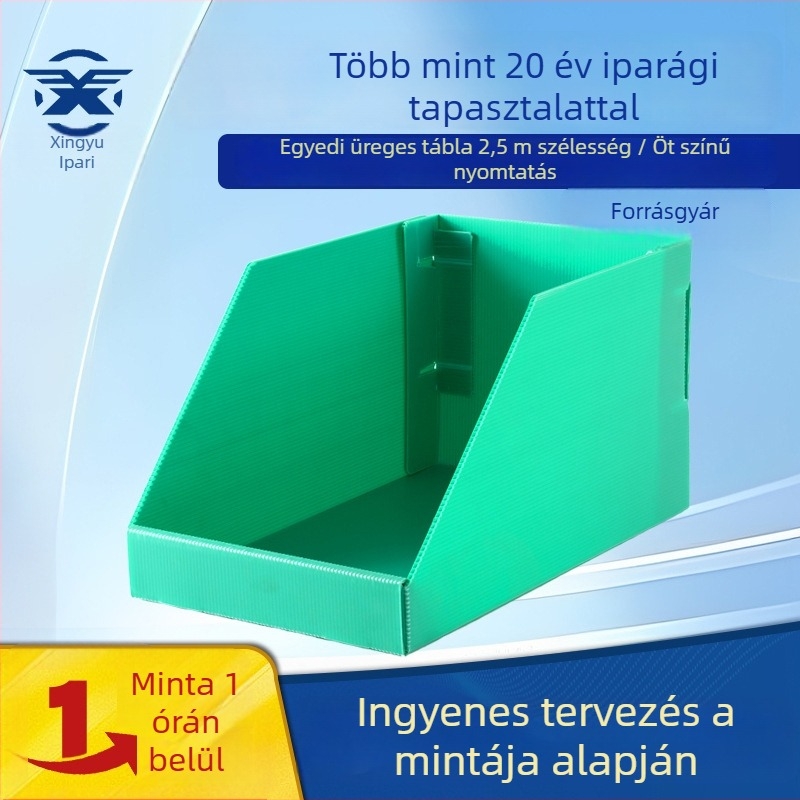 PP rendező doboz vízálló és nedvességálló kialakítással, ferde előnyílású iratgyűjtő doboz, Xingyu Industrial