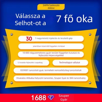 Kültéri IP65 vízálló műanyag elosztódoboz megszakítóhoz, 8 áramkör, 2 sor, ABS ház, 63A, CE