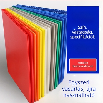 Üreges paneles szállító doboz, PP vízálló hullámlemez, összecsukható csomagolódoboz antistatikus műanyag vázzal
