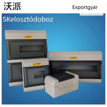SK elosztó doboz IP65, 4–24 útvonal, 250A, csavaros rögzítés