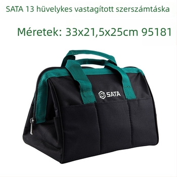 Sata Shida vízálló szerszámtáska, kézben tartható, alkatrész-táska, 13–16 hüvelyk, modellek 95181/95182