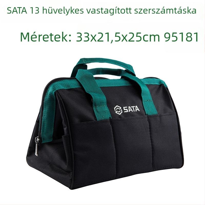 Sata Shida vízálló szerszámtáska, kézben tartható, alkatrész-táska, 13–16 hüvelyk, modellek 95181/95182