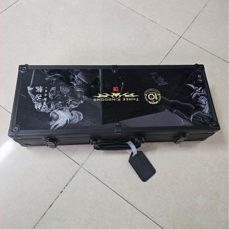 Alumíniumötvözet horgászbot-doboz – hordozható szerszámkészlet, modell Acrylic box; teherbírás 5 kg; súly 1,5 kg