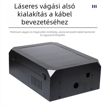 Kültéri töltőoszlop védődoboz, vas burkolat, falra szerelhető, Enxiang sorozat