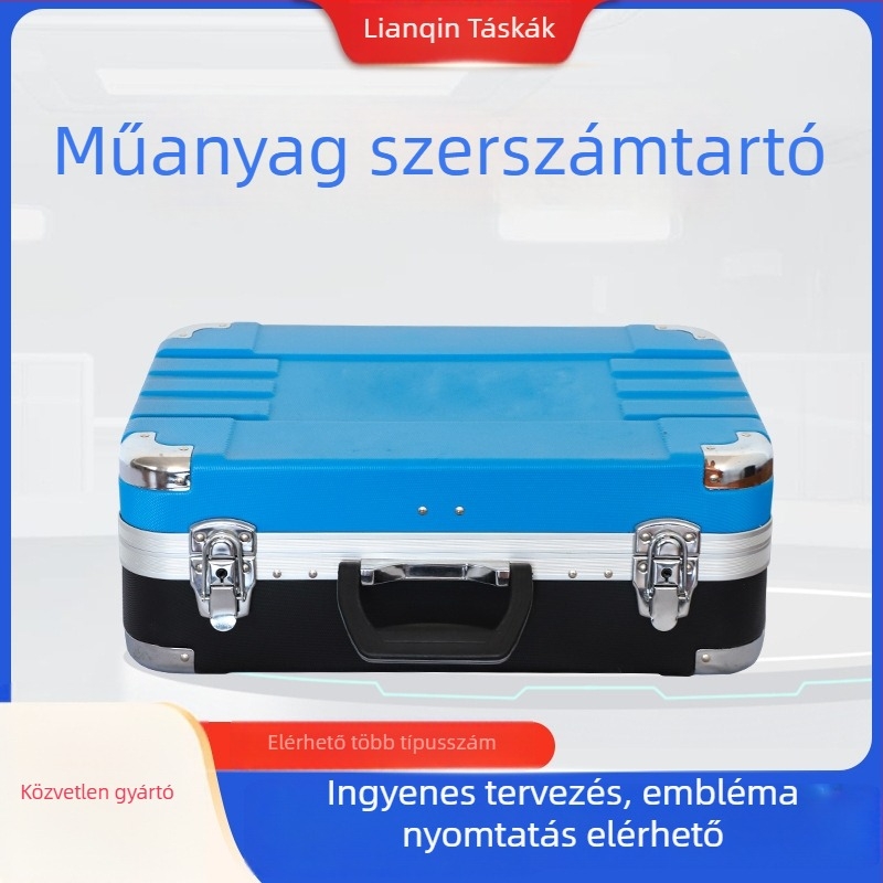 Lianqin műanyag szerszámos doboz, hordozható orvosi eszköztároló, vízálló és ütésálló, eszközök tárolása, testre szabható