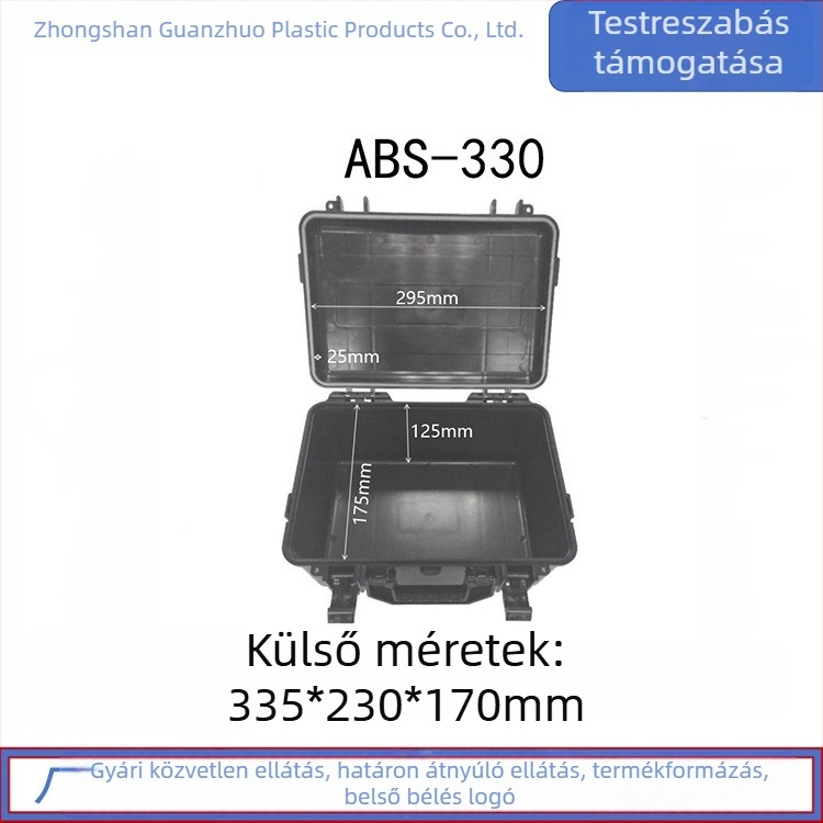 ABS hordozható vízálló szerszámtartó elektromos karbantartáshoz és tápegység eszközök védelmére