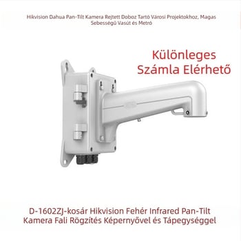 Fali tartó infravörös gömbkamera számára integrált alumínium vízálló tápegység dobozzal