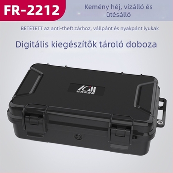Többfunkciós digitális kiegészítő tároló doboz, hordozható utazótáska telefonkiegészítők számára, vízálló és ütésálló védő doboz