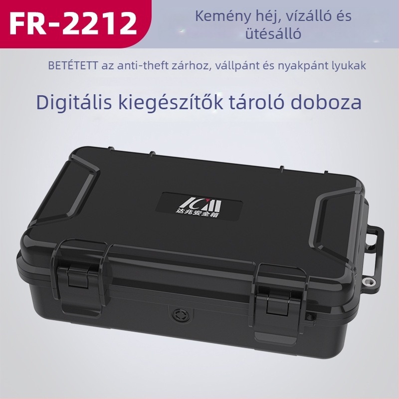 Többfunkciós digitális kiegészítő tároló doboz, hordozható utazótáska telefonkiegészítők számára, vízálló és ütésálló védő doboz