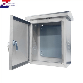 Rozsdamentes acél kültéri falra szerelhető megfigyelő- és elosztó doboz, vízálló