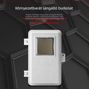 FRP háztartási mérődoboz, felületre szerelt, 1 áramkör, 1 kapcsolósor, IP54