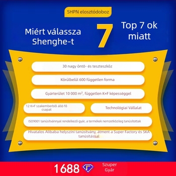 Hordozható építkezési 3-fázisú elosztó doboz, kézi, IP65 vízálló ipari dugaszoló doboz, testre szabható, 12–24 áramkör
