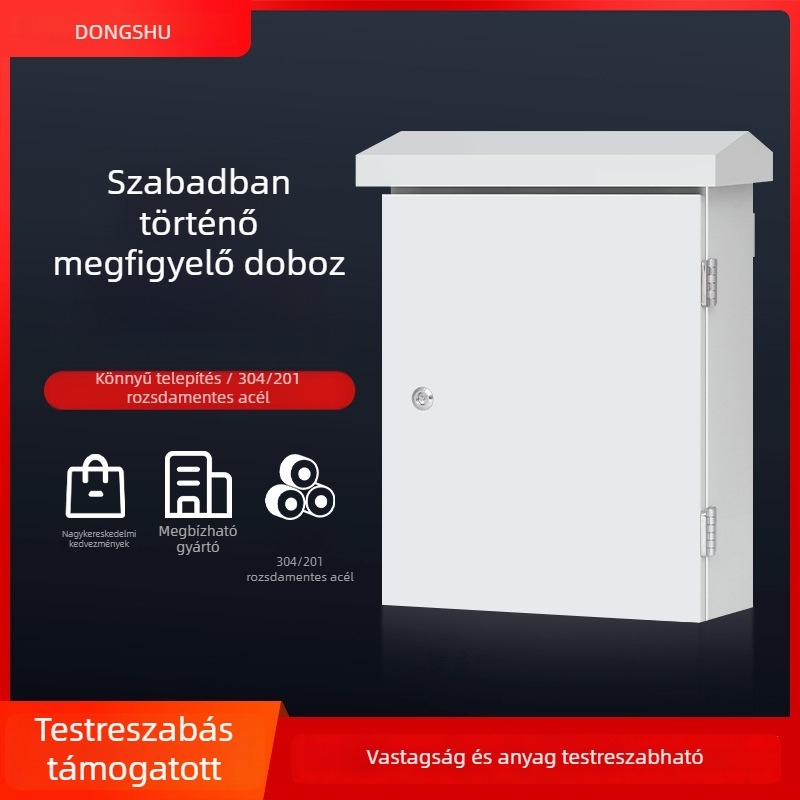 Nem szabványos kültéri megfigyelő doboz, testreszabható méretek, sorozat: elektromos doboz ház, modell: kültéri megfigyelő doboz, anyag szám: 00120