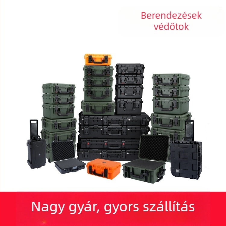 Felszerelésvédő doboz, 300 kg teherbírás, IP67 vízálló, -40–90°C időjárásállóság, nagy szilárdságú és tartós, alkalmas eszközök tárolására