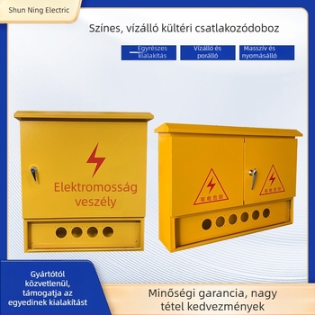 Kültéri vízálló ipari csatlakozó doboz – 1–3 szintű elosztó doboz, Ningye sorozat, testreszabható