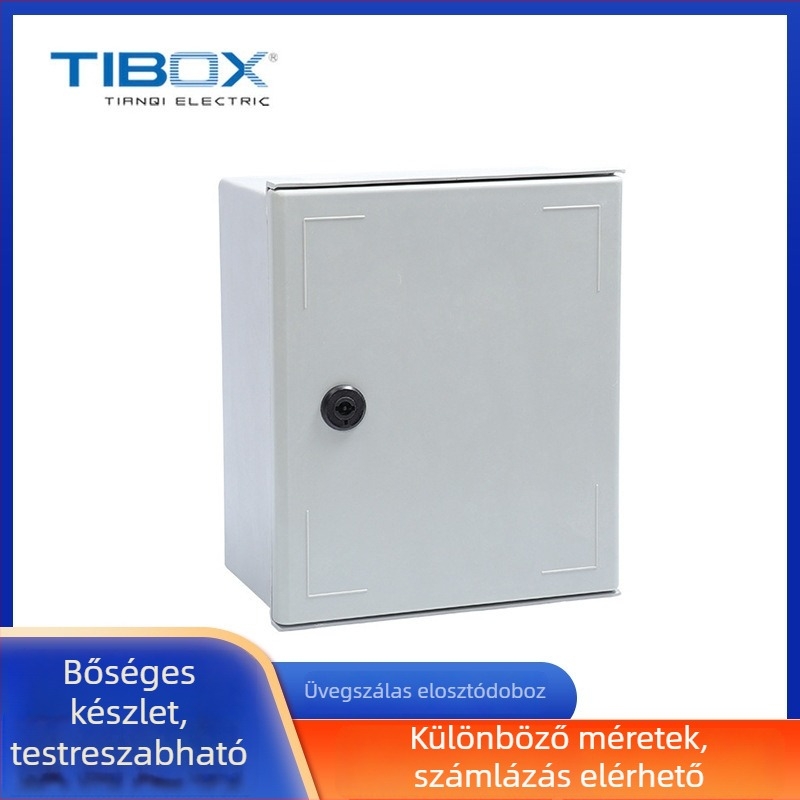 TIBOX kültéri vízálló elosztódoboz SMC üvegszálas anyagból, IP66, metróhoz