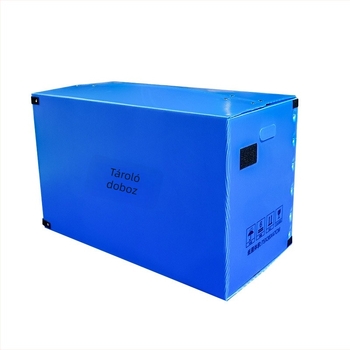 PP üreges doboz, összecsukható vízálló csomagoláshoz, magas szilárdságú, teherbírás 35 kg