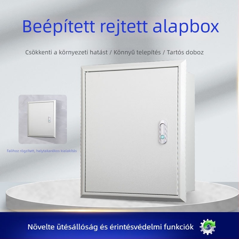 Felszínre szerelt beltéri elosztó doboz, IP65 acélszerkezet, hidegen hengerelt acéllemez, egy sor kapcsolók, Foundation Box sorozat Weltai