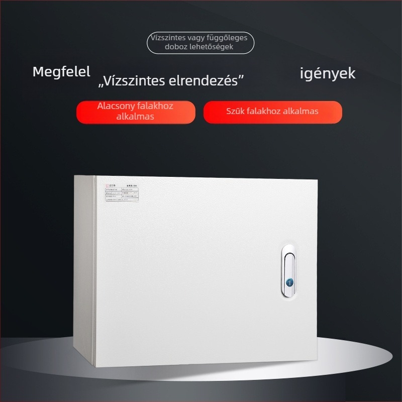 Felszínre szerelt beltéri elosztó doboz, IP65 acélszerkezet, hidegen hengerelt acéllemez, egy sor kapcsolók, Foundation Box sorozat Weltai