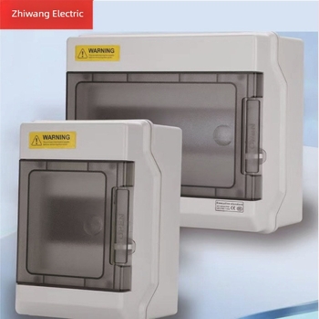 Vezetékelosztó doboz, kültéri IP65 vízálló, ABS burkolat PC fedéllel, falra szerelhető, 4/6/9/12/15/18/24/36 áramkör, CE tanúsítvány