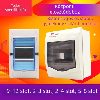 PZ30 sorozatú elosztódoboz, 12 áramkör, műanyag vízálló ház, csavaros rögzítés, CCC tanúsítvány