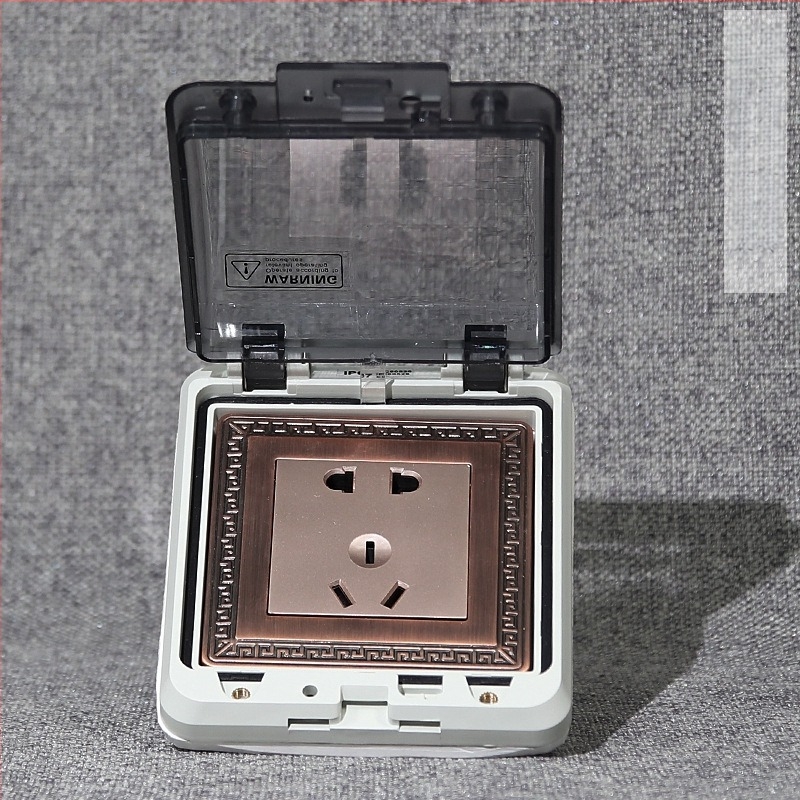 Megszakítóhoz védőablakos fedél | IP67 vízálló | 2–18 áramkör | 2 sor kapcsoló | PC anyag | Lemez vastagsága 4 mm