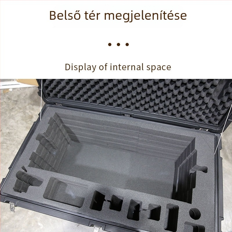TOKERS Alumínium ötvözetű flight case berendezésekhez, PP biztonsági doboz, Shenzhen Benosi luggage sorozat
