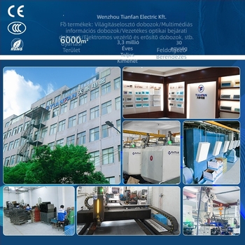 Vízálló elosztó doboz, IP65, ABS ház, 6 kapcsolók, 63A (beltéri és kültéri szerelés)