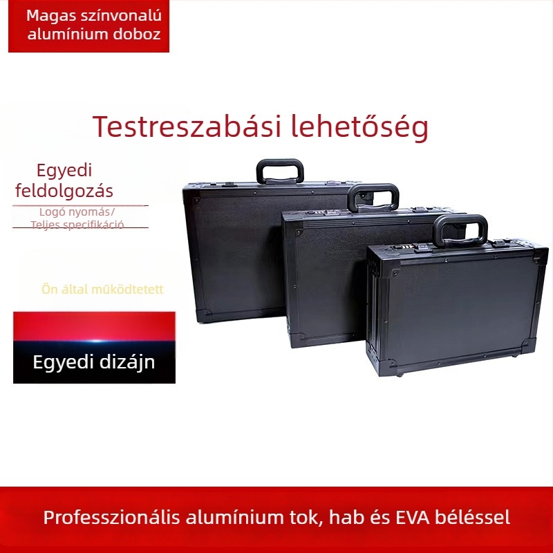 Alumínium ötvözetű repülőtáska eszközökhöz, görgős szállításhoz, vízálló, ütésálló, kamuflált felület