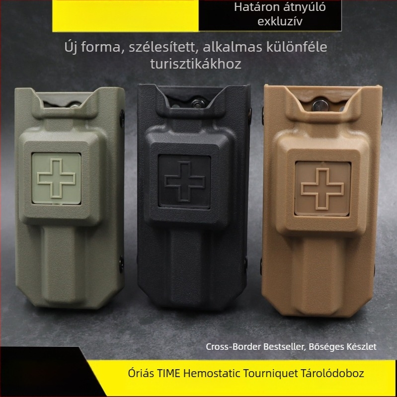 Turnike Tároló Doboz – Nylon, Kay Lihang, Uniszex, Felnőtt, EMT Taktikai Kamuflázs Kültéri Felszerelés