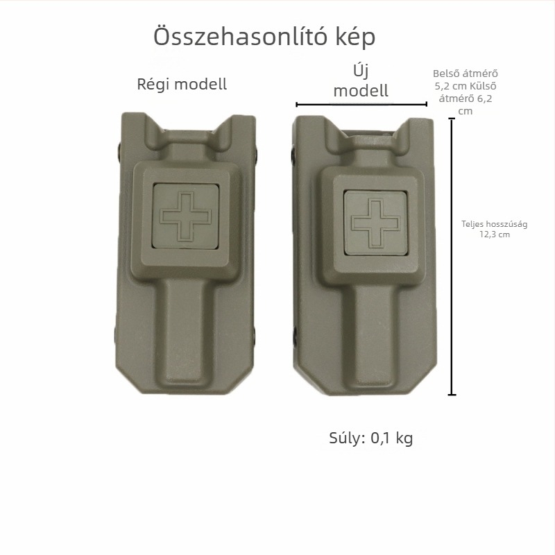 Turnike Tároló Doboz – Nylon, Kay Lihang, Uniszex, Felnőtt, EMT Taktikai Kamuflázs Kültéri Felszerelés