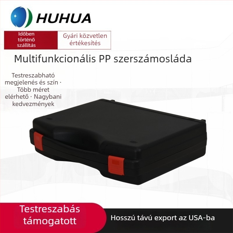 Kényelmes műanyag szerszámtartó doboz – többfunkciós tároló, vízálló és nedvességálló