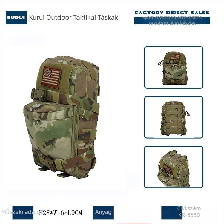 500D nylon taktikai mellény víztartállyal, könnyű MOLLE mellény és mellkasi hátizsák
