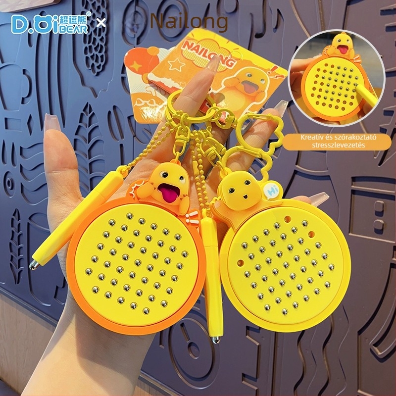 Milk Dragon kulcstartó mágneses rajztáblával, PVC anyagból