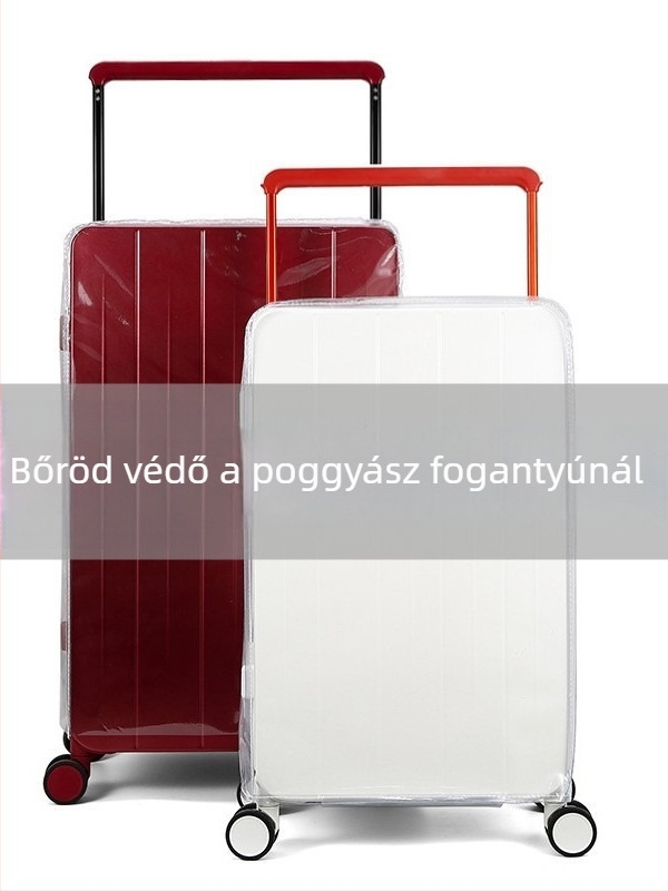 Utazási bőröndvédő huzat, por- és vízálló, karc- és kopásálló, PVC, kapacitás 20–35L, Rich rat, rekreációs utazásokhoz