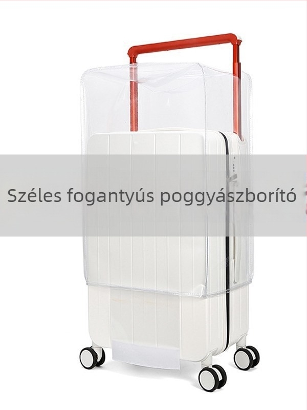 Utazási bőröndvédő huzat, por- és vízálló, karc- és kopásálló, PVC, kapacitás 20–35L, Rich rat, rekreációs utazásokhoz