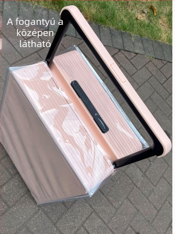 Utazási bőröndvédő huzat, por- és vízálló, karc- és kopásálló, PVC, kapacitás 20–35L, Rich rat, rekreációs utazásokhoz