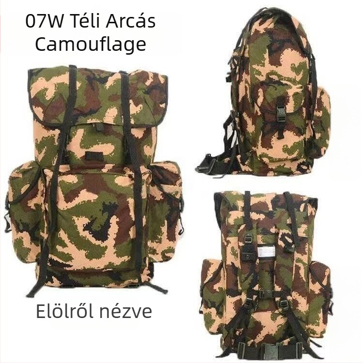 Deksh Kamuflázs hátizsák, Oxford anyag, Uniszex, Kültéri taktikai hátizsák, Vízálló, Légáteresztő, Könnyű, Kopásálló, Kód FQ-01B