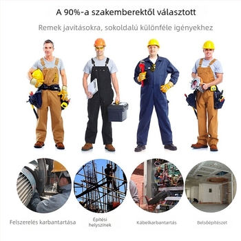 Hordozható szerszámöv, megerősített kopásálló kivitel, kerti szerszámkészlet, több zsebbel