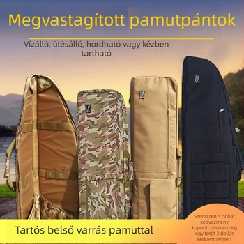 Jinming Többcélú vízálló horgászfelszereléshez kültéri taktikai tároló táska beépített vastag tojáshab-lövő játék