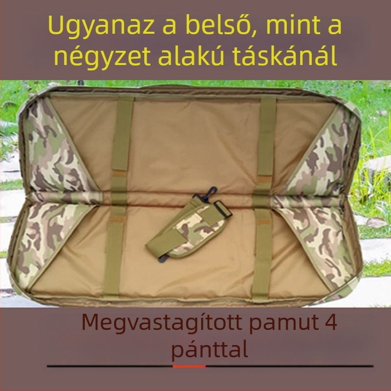 Jinming Többcélú vízálló horgászfelszereléshez kültéri taktikai tároló táska beépített vastag tojáshab-lövő játék